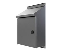 Load image into Gallery viewer, 30Deg Sloping Roof 316L Stainless Steel Enclosure 400Hx400Wx300D - 1.5mm
