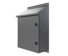 Load image into Gallery viewer, 30Deg Sloping Roof 316L Stainless Steel Enclosure 600Hx600Wx250D  - 1.5mm
