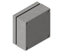 Load image into Gallery viewer, 316L Stainless Steel Terminal Box 150Hx150Wx80D - 1.2mm - with nutserts
