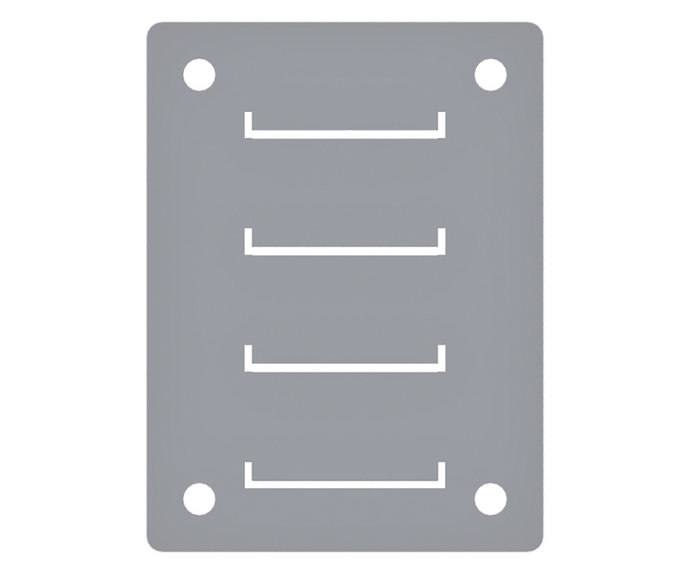 316L Stainless Steel 100 x 75mm Louver Vent Kit (to suit Terminal Boxes)