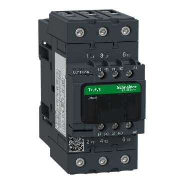 Schneider LC1D65AU7C - TeSys contactor -3P(3 NO) -AC-3/AC-3e -<= 440 V 65 A -240 V AC 50/60 Hz coil