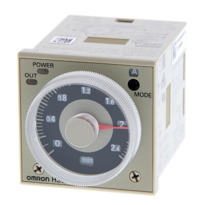 Omron Timer Relay- H3CR-A8ED AC-DC24-48 MF  8-Pin Connector, 0.05 s 300 h, 2 Contacts, SPDT