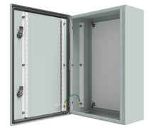 Load image into Gallery viewer, RAL7035 Powder Coated, Galvanised Aluminium Enclosure 600Hx400Wx200D - 2.5mm
