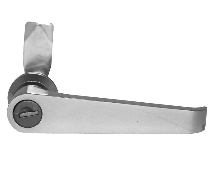 Chrome L-handle Door Lock (92268 key)