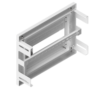 Load image into Gallery viewer, Mild Steel Powder Coated White IP3X Distribution Board Kit - 300x400-1H
