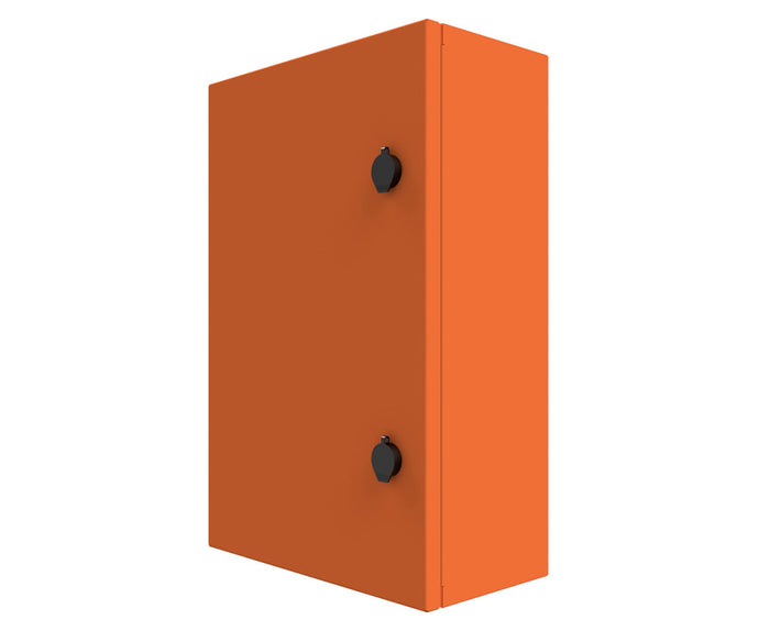 X15 Orange Powder Coated, Galvanised Mild Steel Enclosure 1200Hx800Wx300D - 1.5mm