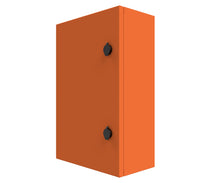 Load image into Gallery viewer, X15 Orange Powder Coated, Galvanised Mild Steel Enclosure 600Hx400Wx200D - 1.5mm
