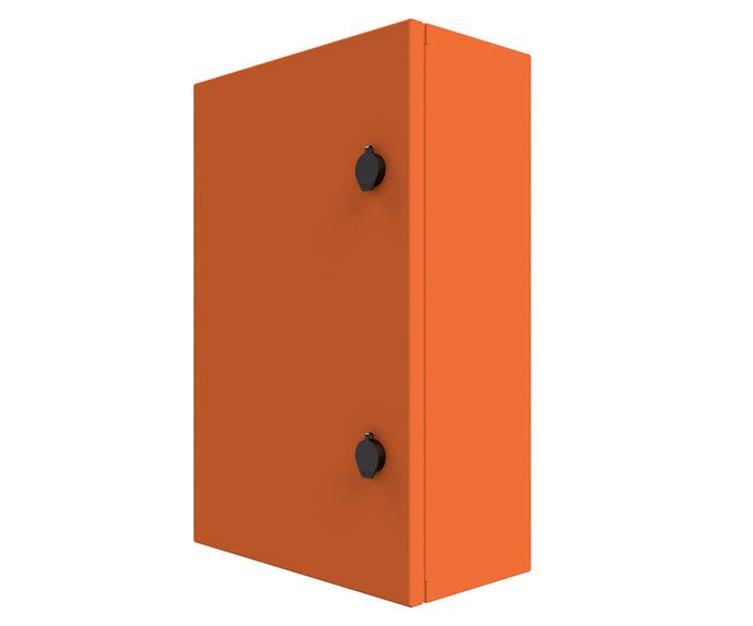 X15 Orange Powder Coated, Galvanised Mild Steel Enclosure 800Hx600Wx200D - 1.5mm