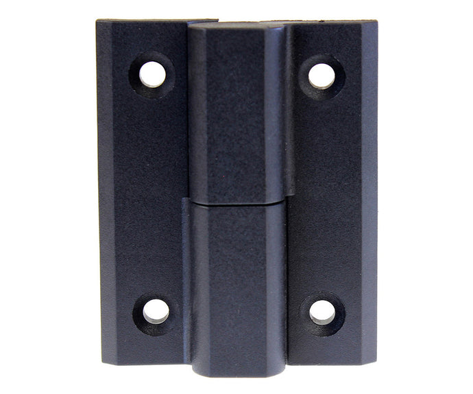 Zinc Fixed Pin Door Hinge 40x40, Powder Coated Black